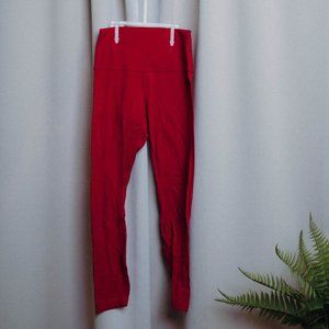 Lulu Ruby red align pants size 6